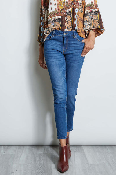 Tahari Sculpt Skinny Denim Jeans Image 1
