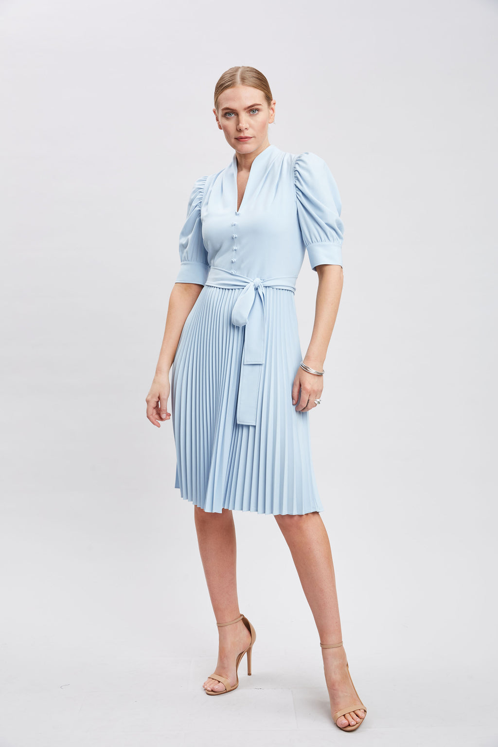 Elie Tahari Pleated Contour Dress Elie Tahari Pleated Contour Dress