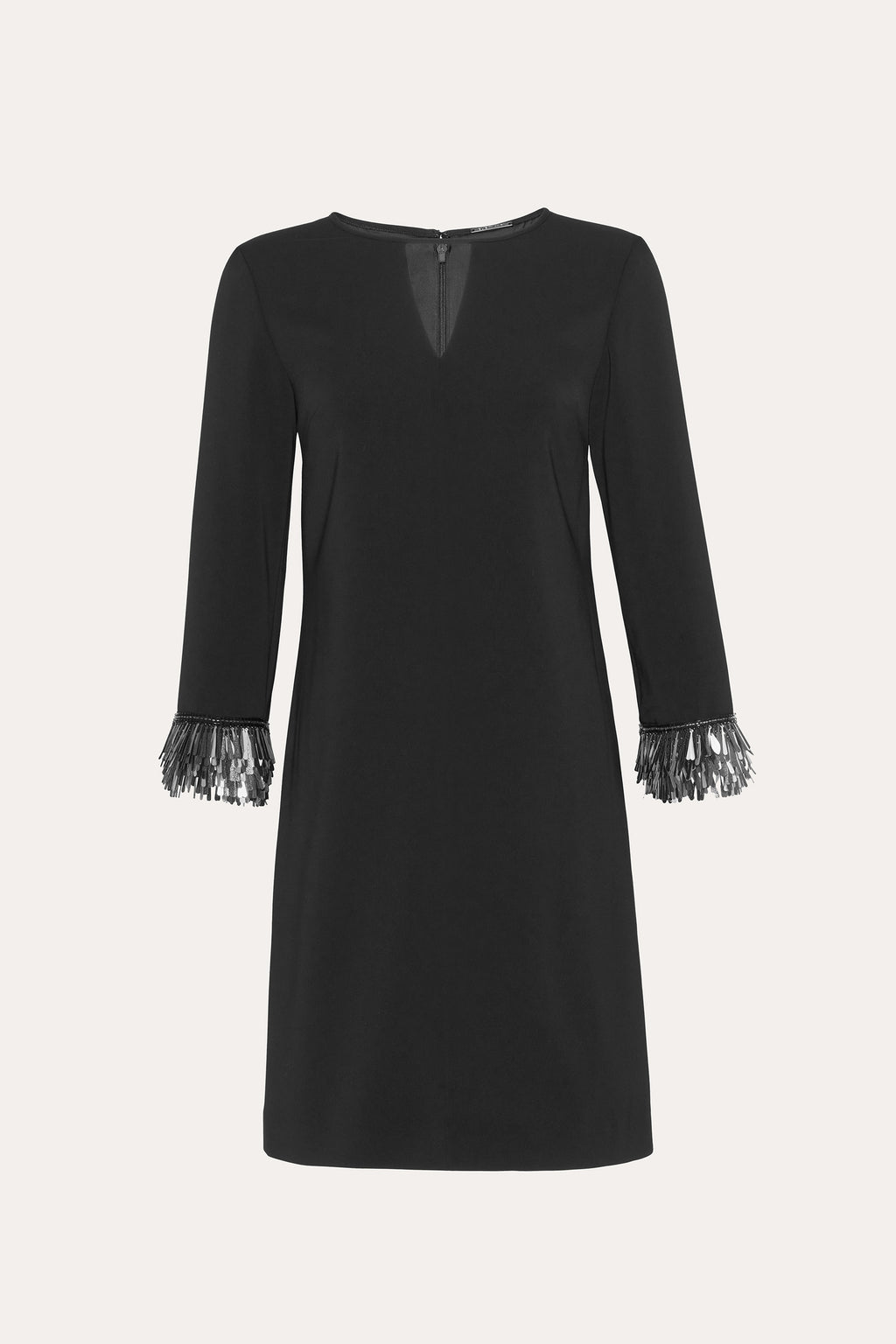 knee length dresses for ladies Sail to Sable Navy Metallic Tweed Short Sleeve Shift Dress Navy / L / H2522 main image 0