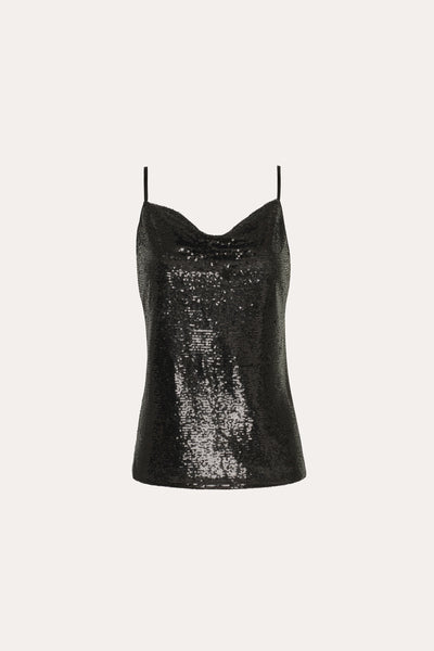 Sequined Draped Camisole Image 1