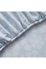 Tahari Snowflake Cotton Flannel 4 Piece Sheet Set, King
