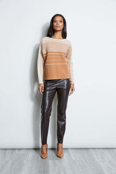 T-Tahari Stripe Sweater Image 2