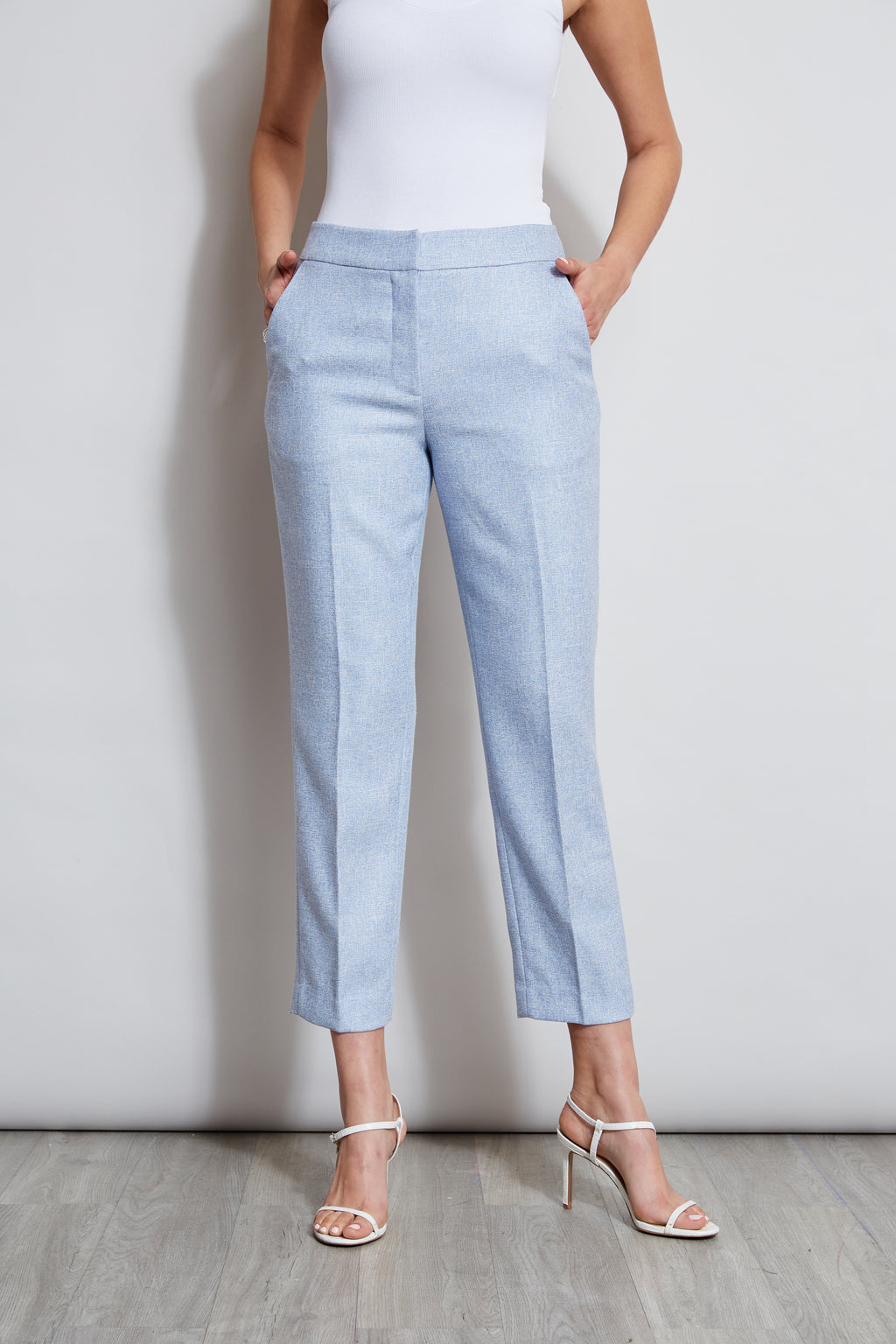 T-Tahari Slim Linen Pant – Elie Tahari