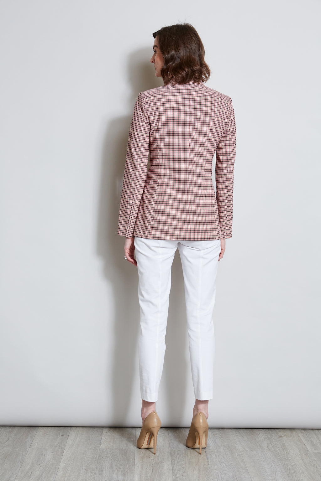 Tahari plaid on sale blazer