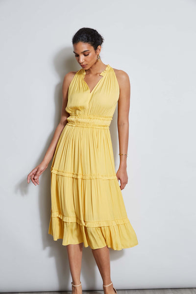 T-Tahari Halter Midi Dress Image 3