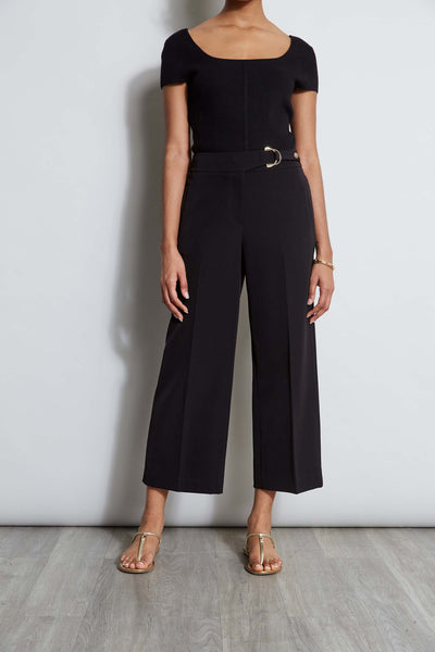 T-Tahari Cropped Wide Leg Pant Image 1