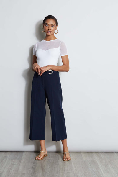 T-Tahari Cropped Wide Leg Pant Image 2