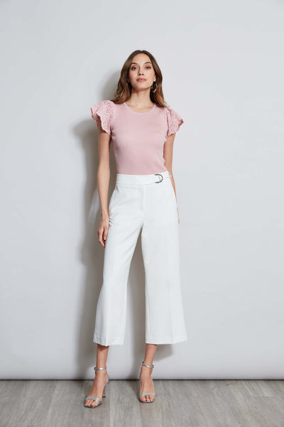 T-Tahari Lace Sleeve Knit Image 2