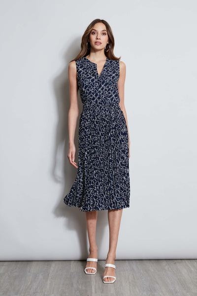 T-Tahari Knotted Dream Shirt Dress Image 3