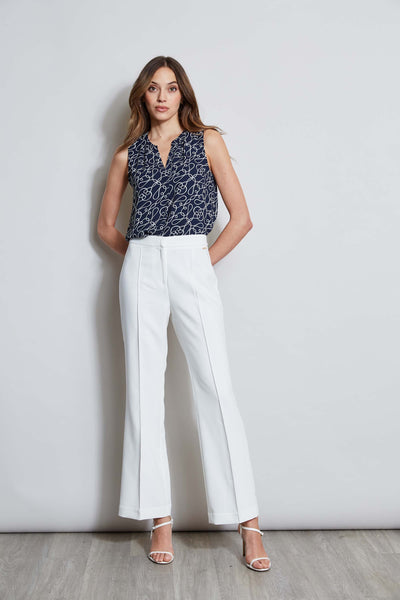 T-Tahari Knotted Dream Sleeveless Shirt Image 2