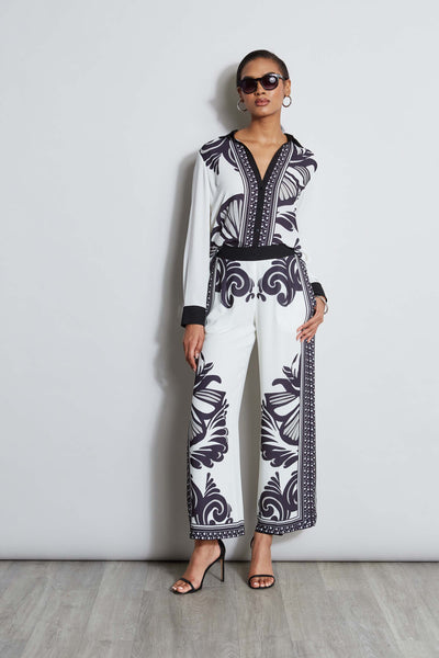 T-Tahari Paisley Scarf Print Shirt Image 2