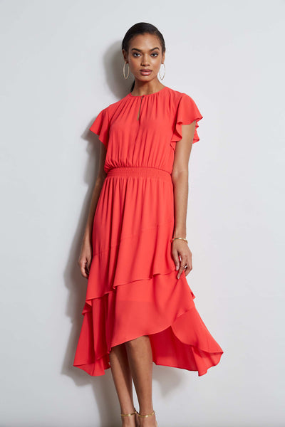T-Tahari Keyhole Midi Dress Image 2