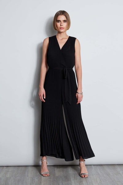T-Tahari Pleated Jumpsuit Image 1