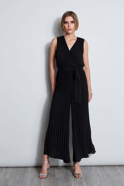 T-Tahari Pleated Jumpsuit Image 3