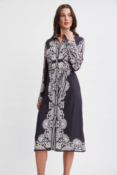 T-Tahari Paisley Shirt Dress Image 2