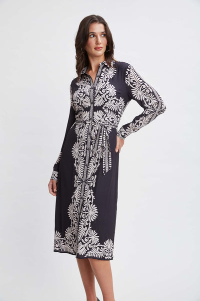 T-Tahari Paisley Shirt Dress Image 4