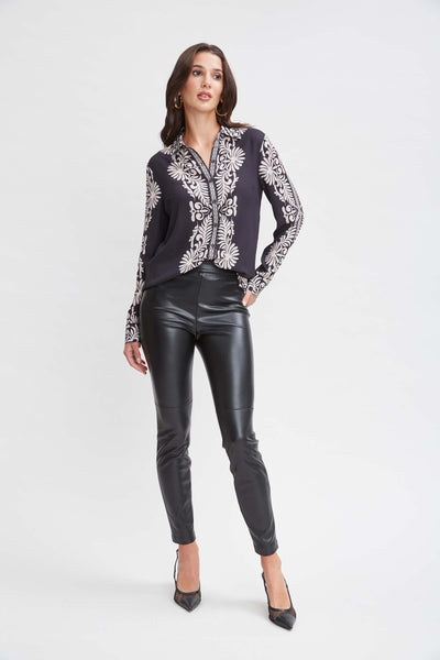T-Tahari Paisley Button Down Shirt Image 2