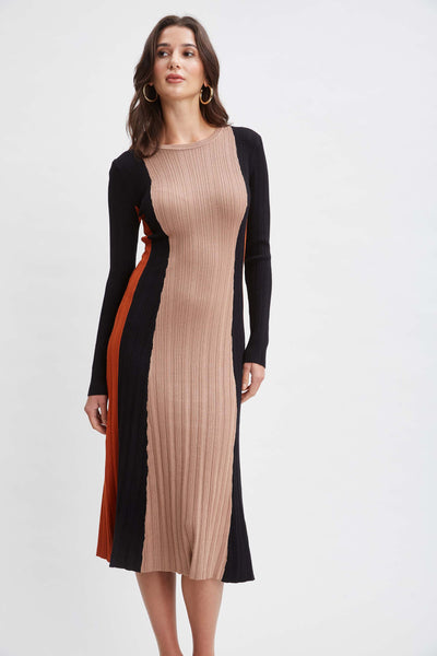 T-Tahari Color Block Sweater Dress Image 2
