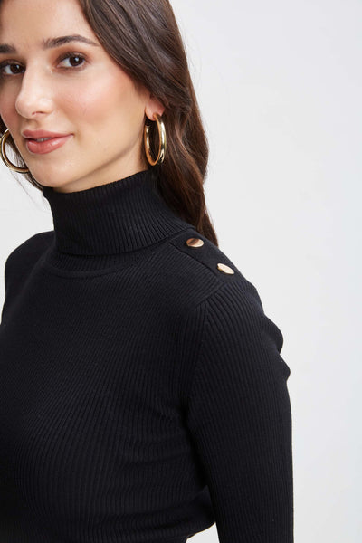 T-Tahari Short Sleeve Button Sweater Image 3