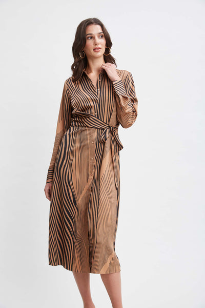 T-Tahari Side Tie Shirt Dress Image 2
