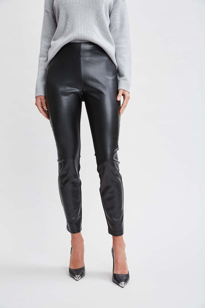 T-Tahari Vegan Leather Legging Image 1