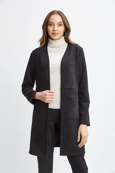 T-Tahari Vegan Suede Jacket Image 1