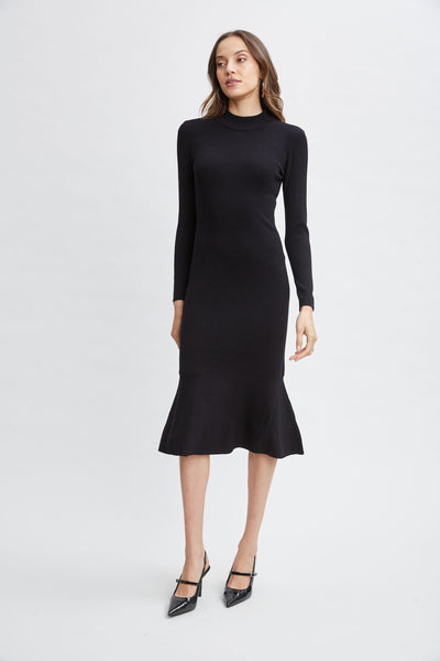 T-Tahari Flare Sweater Dress Image 3
