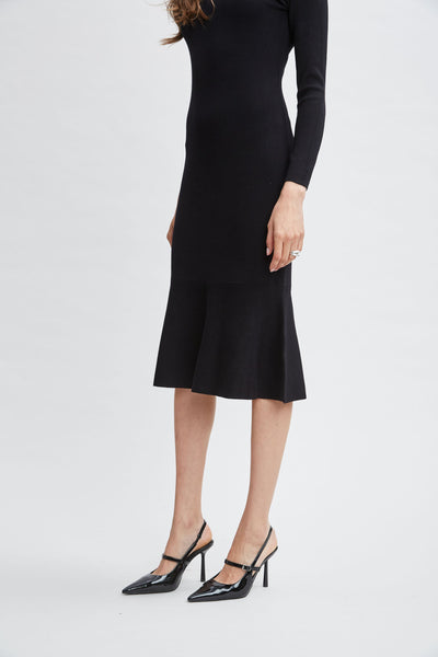 T-Tahari Flare Sweater Dress Image 5