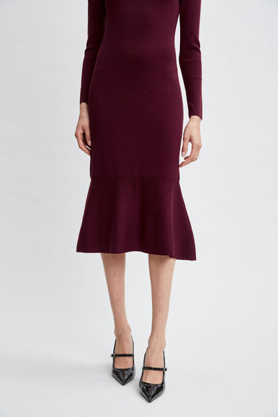 T-Tahari Flare Sweater Dress Image 4
