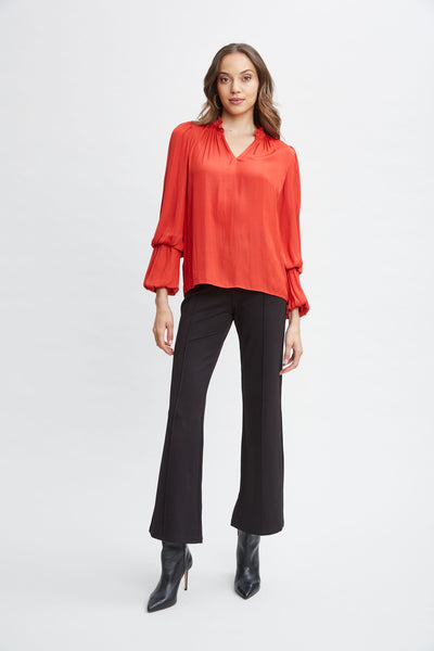 T-Tahari Airflow Split Shirt Image 2