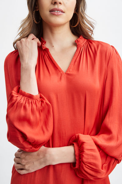 T-Tahari Airflow Split Shirt Image 4