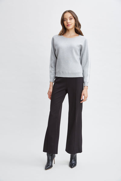 T-Tahari Stitch Sleeve Sweater Image 2