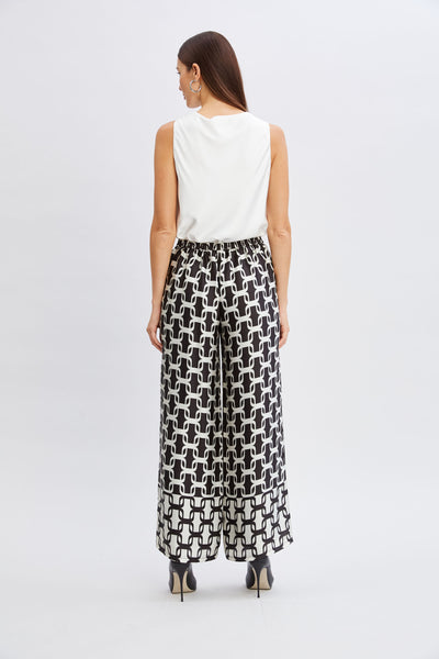 T-Tahari Geometric Chain Pant Image 6