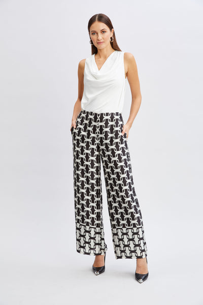 T-Tahari Geometric Chain Pant Image 2