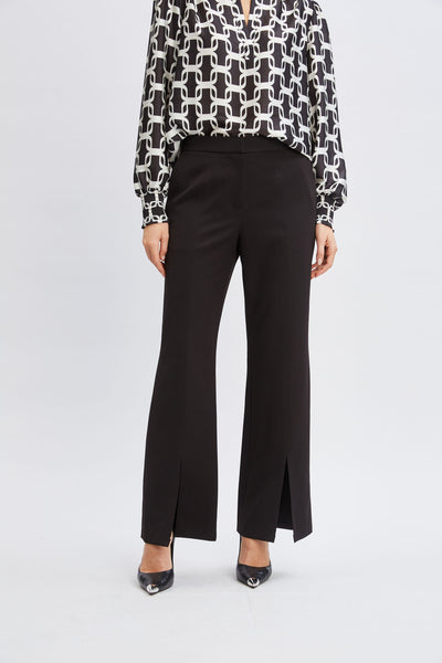 T-Tahari Wide Leg Slit Pant Image 3