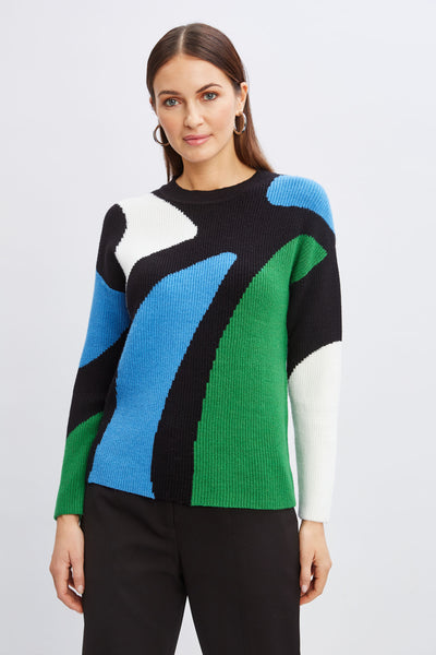 T-Tahari Colorblock Sweater Image 3