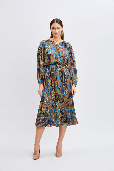T-Tahari Royal Paisley Dress Image 1