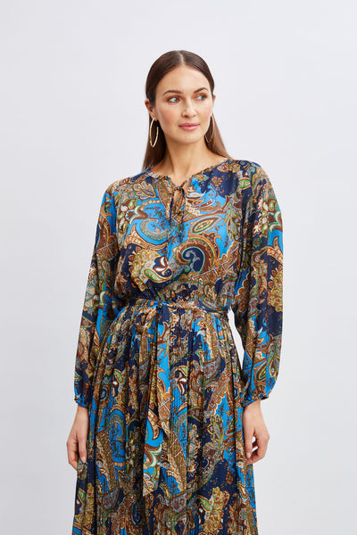 T-Tahari Royal Paisley Dress Image 2
