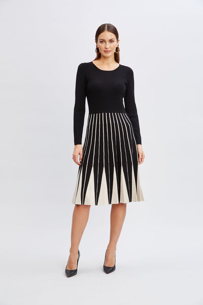 T-Tahari Color Block Sweater Dress Image 1