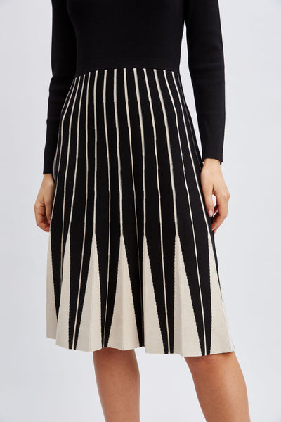 T-Tahari Color Block Sweater Dress Image 3