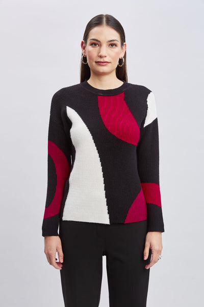 T-Tahari Color Block Sweater Image 1