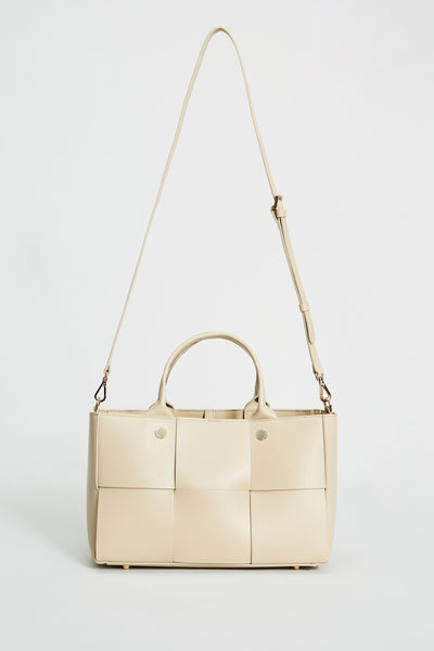 Leather Weave Handbag Image 2