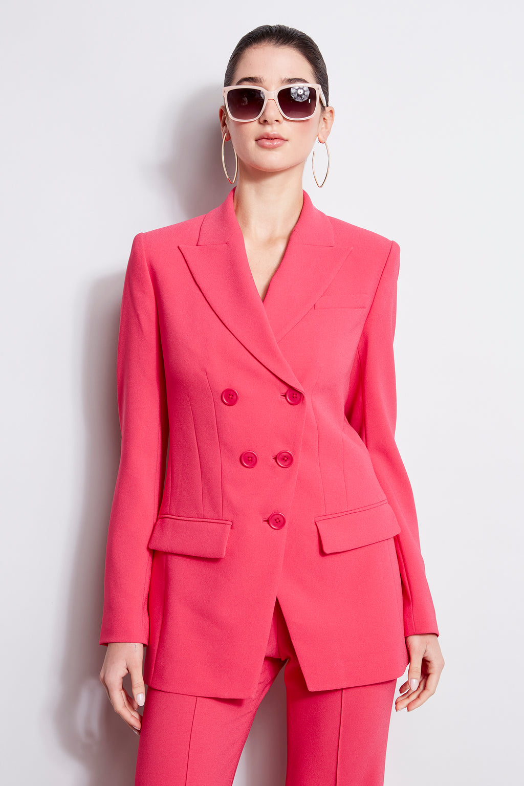 5 Button Double Breasted Blazer Elie Tahari