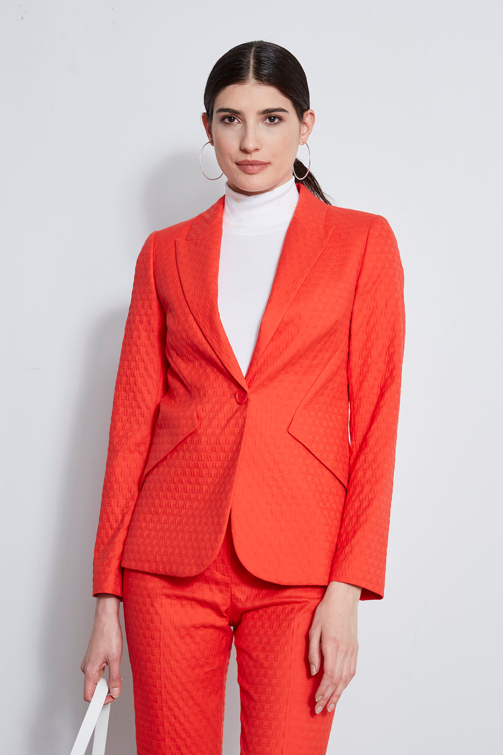 Jacquard Stretch Panel Blazer – Elie Tahari