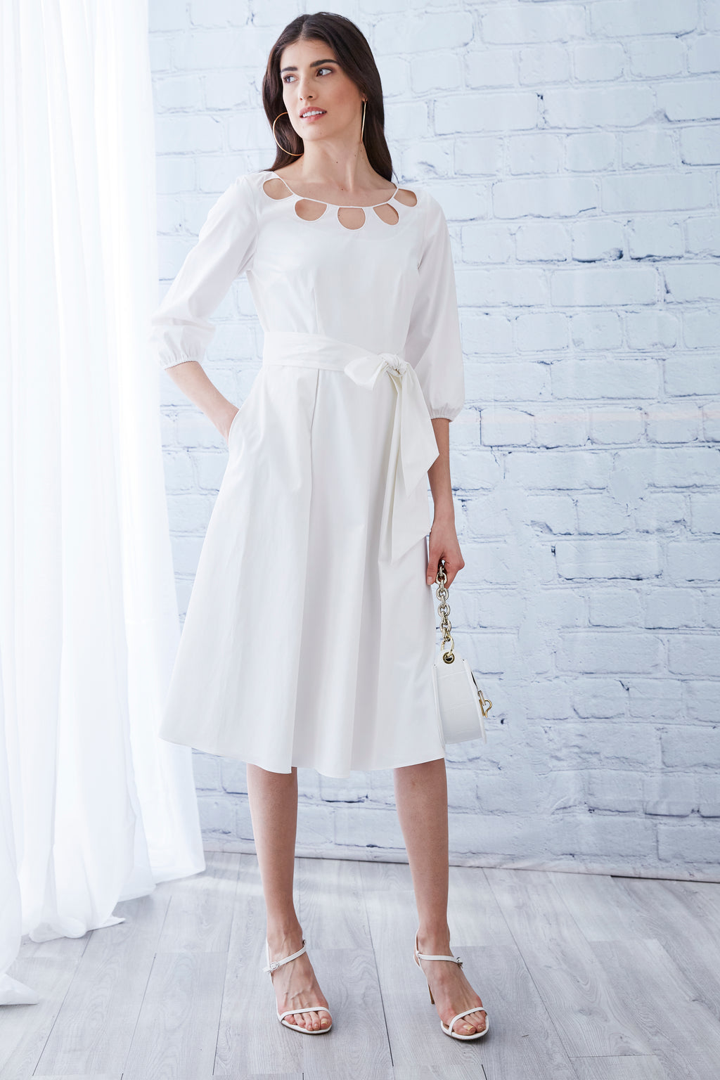 Elie tahari white dress hotsell