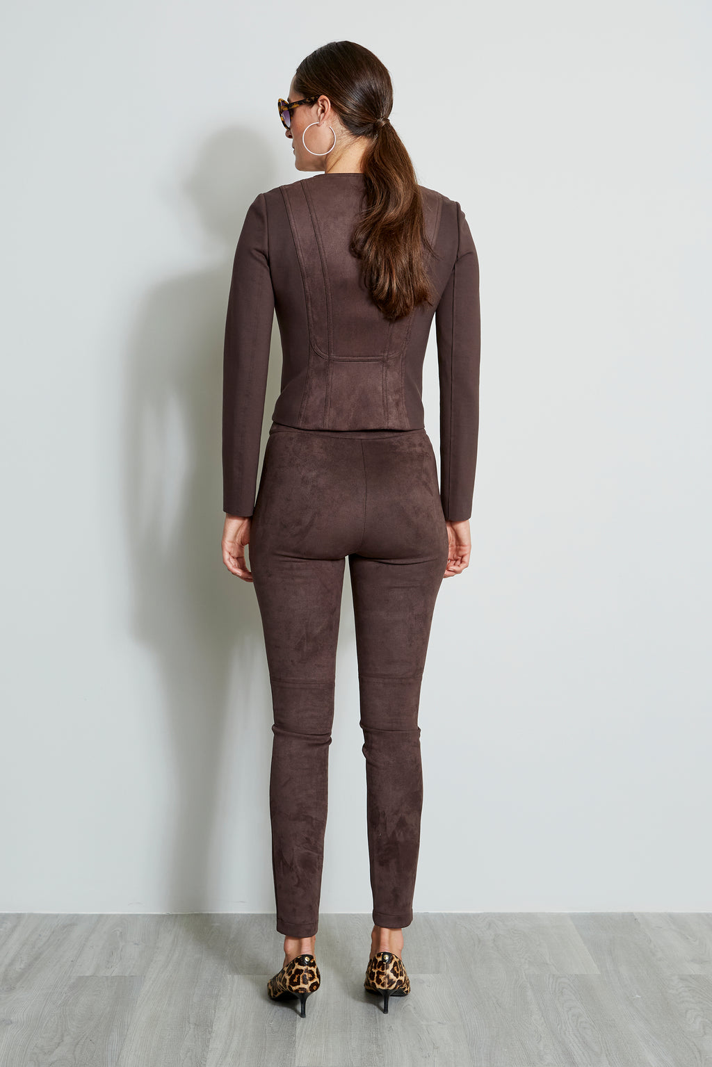 Elie tahari roxanna suede clearance leggings