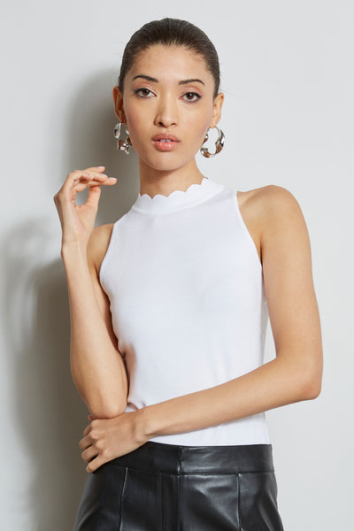Scallop Halter Knit Image 1