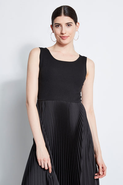 Pleated Midi Dress Image 4
