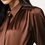 Silk Tie Button Down
