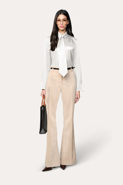 Silk Tie Button Down Image 2